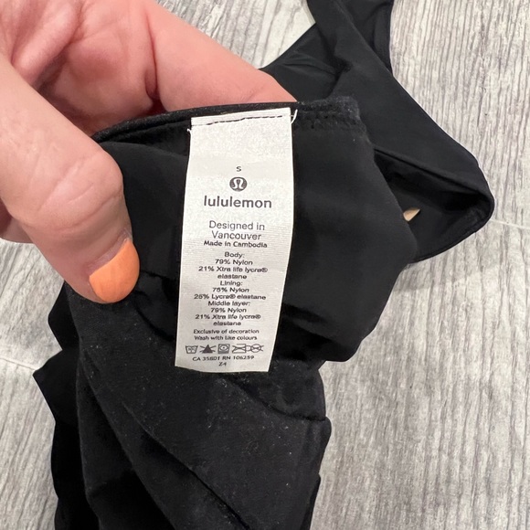 Lululemon black all that glimmers one piece swimsuit - Picture 9 of 9